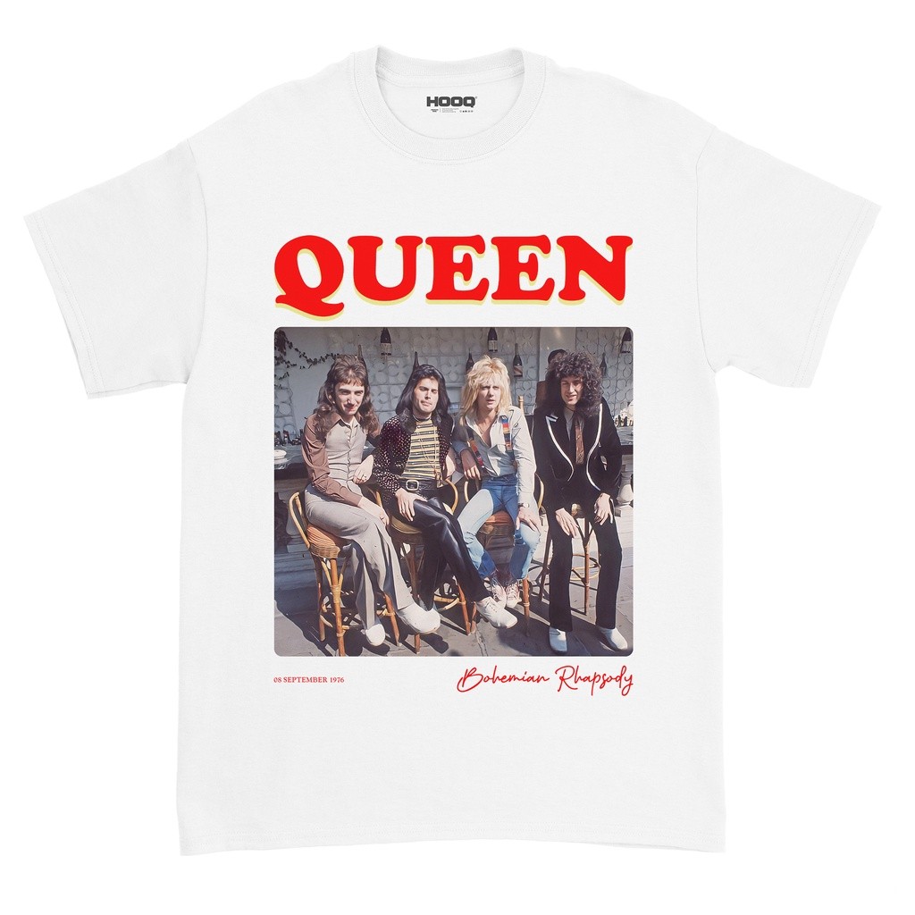 เสื้อยืด Queen Bohemian Rhapsody Vintage 1970 / เสื้อยืด Queen Band / เสื้อ Queen Band