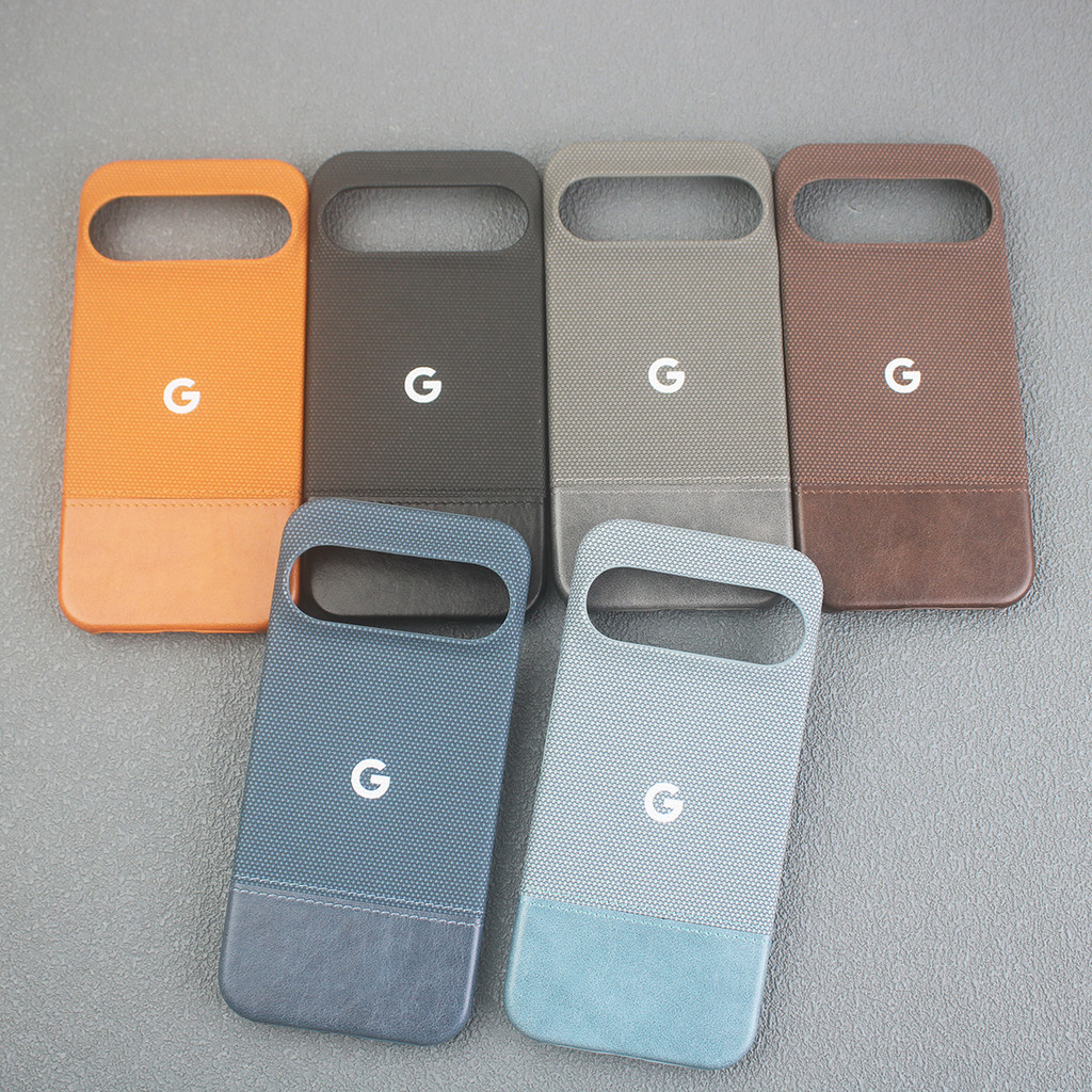 หรูหราผ้าฝ้ายผ้าลินินหนังนุ่มเคสโทรศัพท์สําหรับ Google Pixel 10 9 8 Pro XL 8Pro 8A Frameless Anti-Fingerprints PC ผิว Fell กันกระแทก
