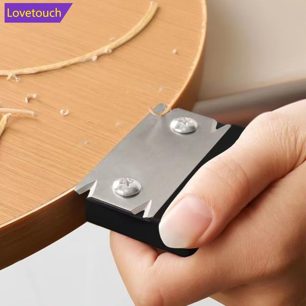 LOVETOUCH ไม้ Chamfering Fillet Scraper Board Deburring เครื่องมือตัดแต่งงานไม้ขอบมุม Planer Special