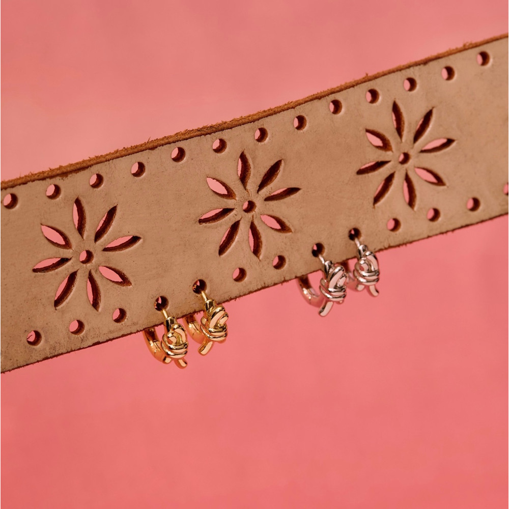 YVIS Howdy Hoop Brass Earring - Howdy Collection