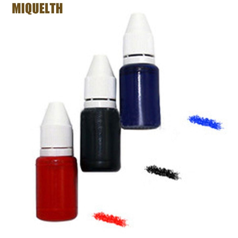 MIQUEL Seal Stamp Oil Make Seal Red Photosensitive สําหรับกระดาษไม้สีฟ้าสีดํา 10ml
