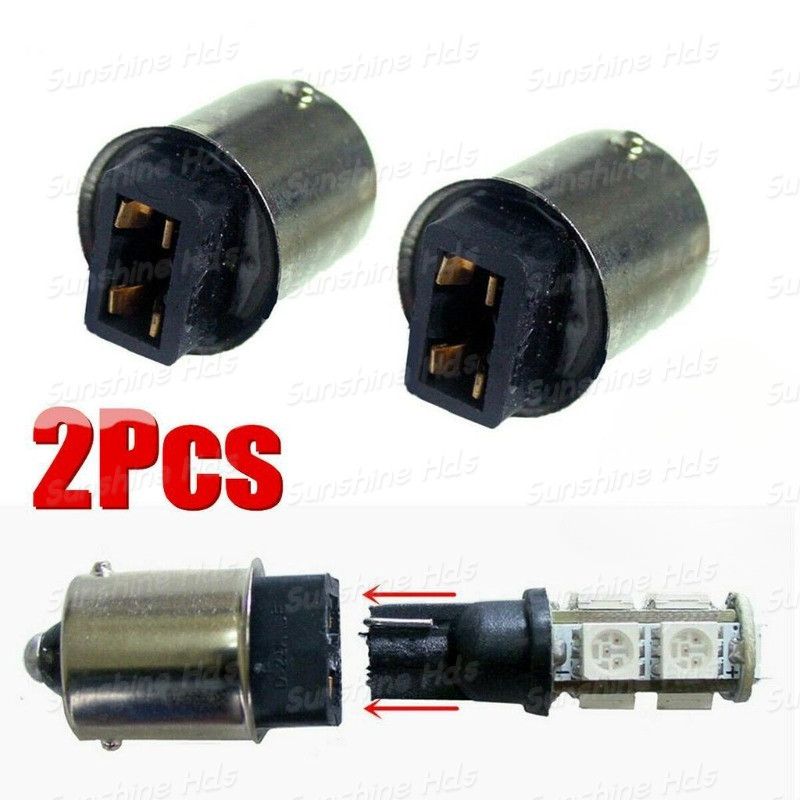 2 ชิ้น T10 W5W 168 194 ถึง 1156 Ba15s หลอดไฟ LED ฐานหลอดไฟ Converter Adaptor Transformer ซ็อกเก็ต