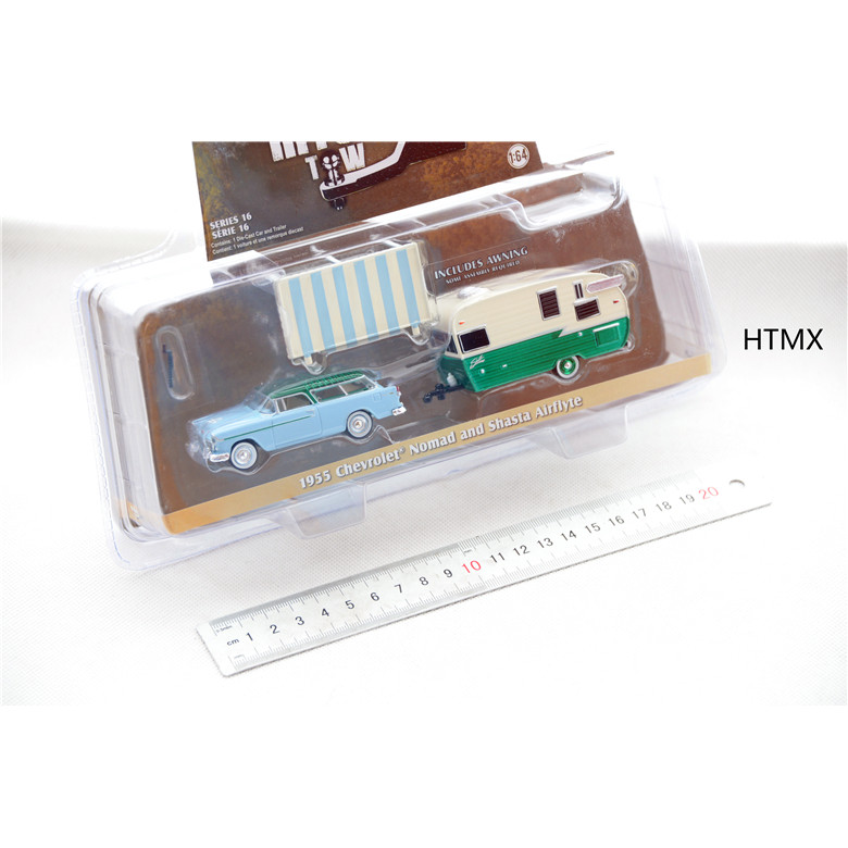 GreenLight GreenLight 1: 64 1955 Chevrolet Nomad และ Sasta Air Force Base RV