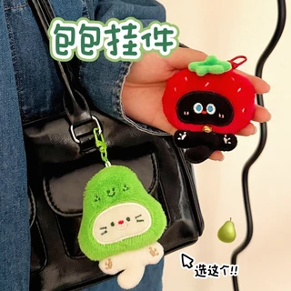 ตุ๊กตาตุ๊กตาตุ๊กตาจี้แมวพวงกุญแจกระเป๋าอุปกรณ์เสริม