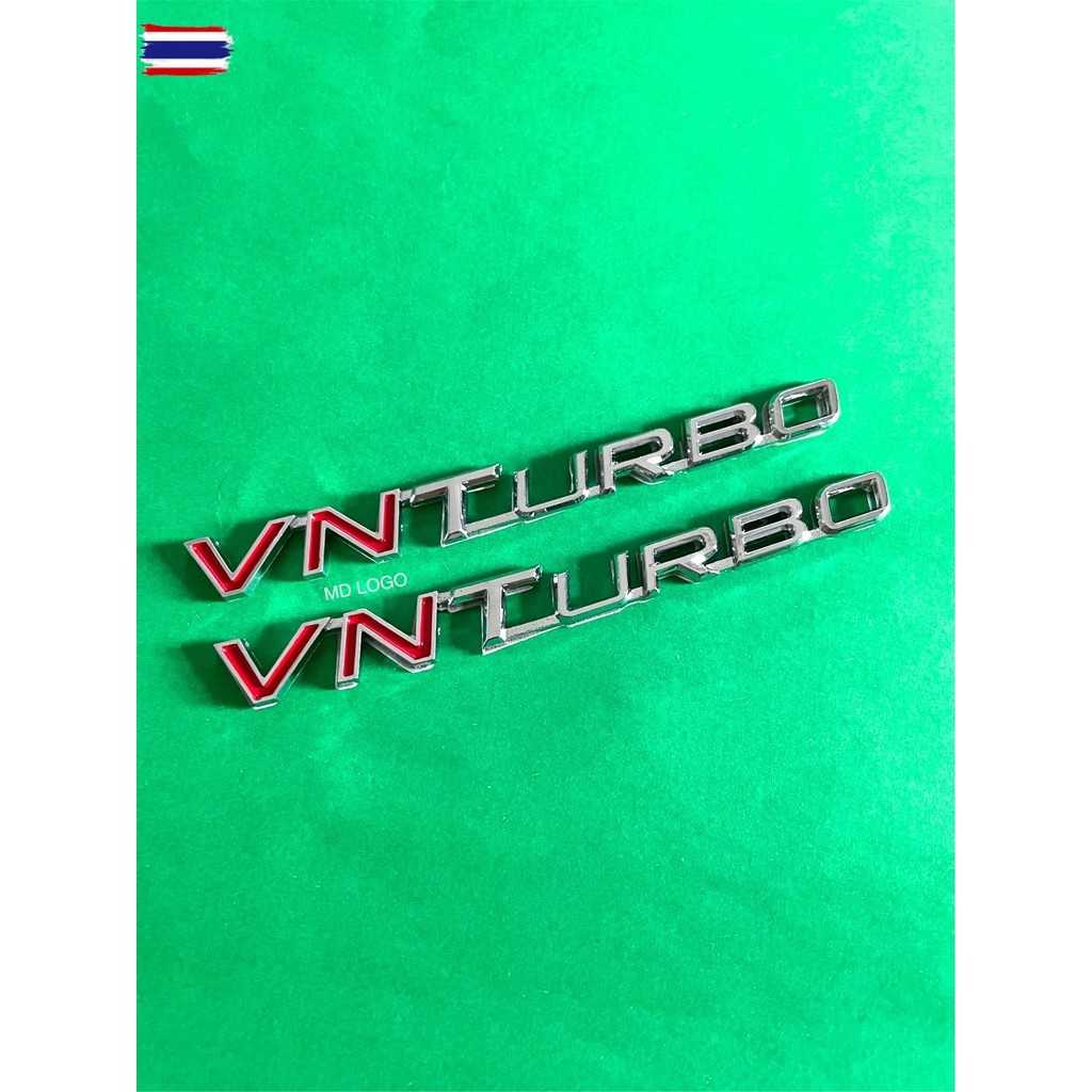 โลโก้ VNTURBO TOYOTA ขนาด 13x1.2 cm. priceต่อคู่