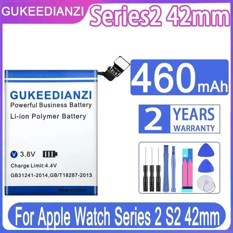 สําหรับ Apple Watch สําหรับ iWatch Series 2 S2 42 มม.Series2 ความจุสูง 460mAh แบตเตอรี่นาฬิกาที่เป็น