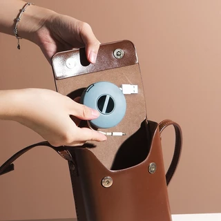 JoyTray กล่องเก็บสายเคเบิ้ล Usb ทรงกลมหมุนได้