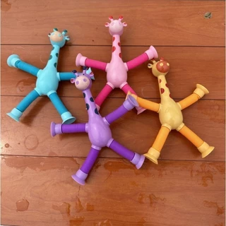 JoyTray ของเล่นเด็ก แบบยืดหดได้ ของเล่นบีบอัดรูปยีราฟ ราคาขายส่ง ของไทยพร้อมส่ง