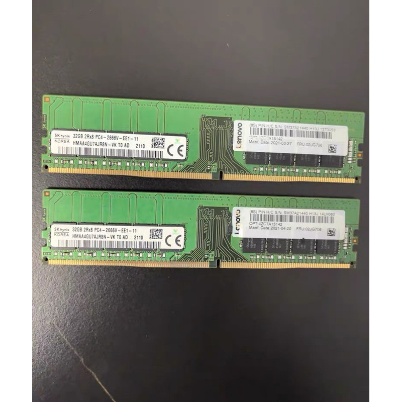 SK hynix 32GB 2666MHZ DDR4 ECC UDIMM RAM หน่วยความจําเซิร์ฟเวอร์