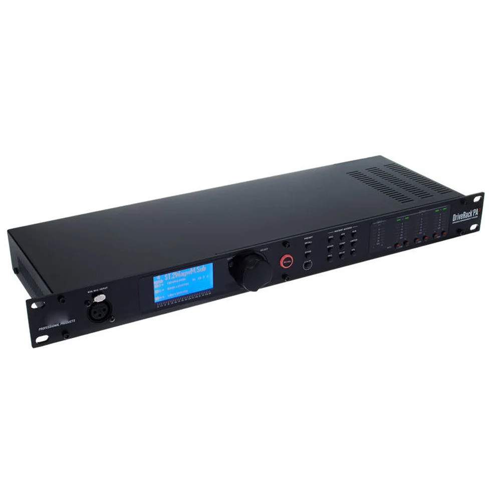 ประสิทธิภาพที่มีประสิทธิภาพ Dbx DriveRack PA2 2in6out 2 in 6 Out DSP Digital Audio Processor สําหรับ