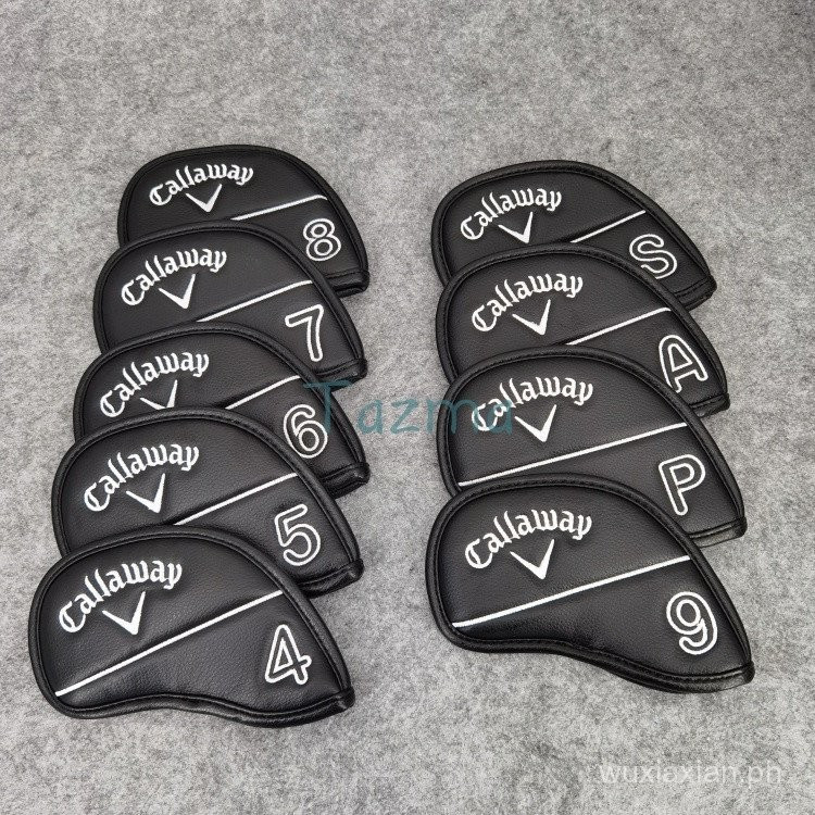 👉 2026 Callaway Branded Golf Club Iron Headcover (4,5,6,7,8,9,P,A,S) Verclo Closed for Iron Head Protection