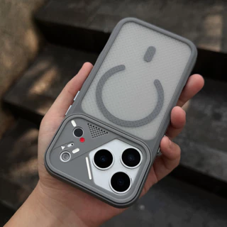 Premium Micro Hole การกระจายความร้อน Matte Magnetic อะคริลิคสําหรับ iPhone 17 Pro Max 16 Pro Max 15 14 13 12 Pro Max 14/15/16Plus ฝาครอบกันกระแทก