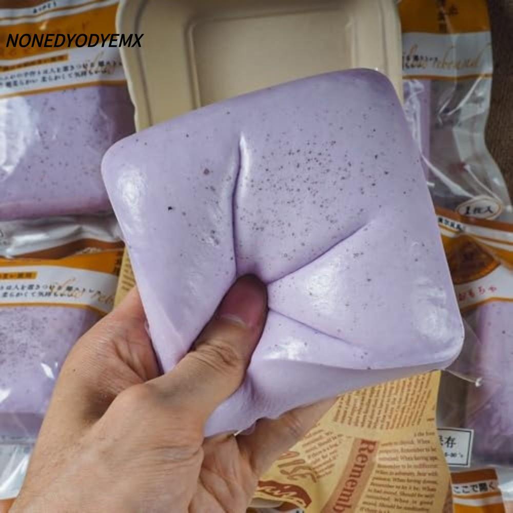 NONGYODYEMX Sticky Toast Squishy, Soft Calming Squishes Fidget Toys Slow Rising Squishy, Stress Relief Squishy Fidget Toy Stress Release