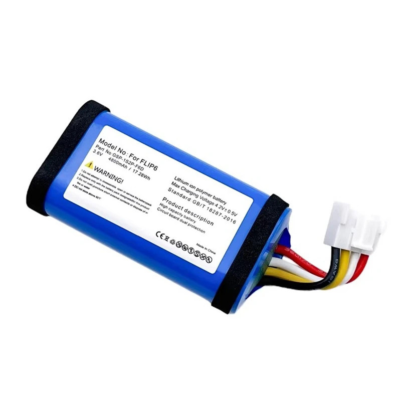 GSP-1S2P-F6D 4800mAh 3.6V Flip6 ลําโพงพร้อมแผ่นป้องกันแบตเตอรี่ลิเธียม