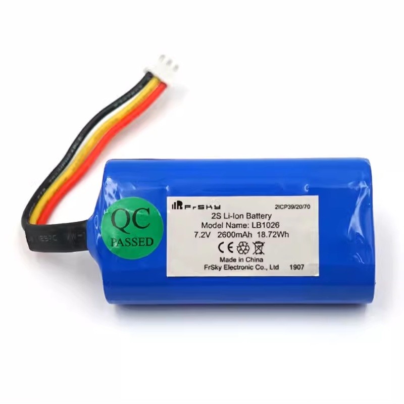 FrSky FrSky X7/X10/X10S Express รีโมทคอนโทรลจับคู่ 2S แบตเตอรี่ลิเธียมแบตเตอรี่เดิม