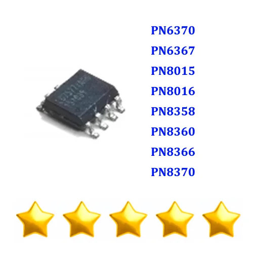 5PCS PN6370 PN6367 PN8015 PN8016 PN8358 PN8360 PN8366 PN8370 sop-7 ชิป ic