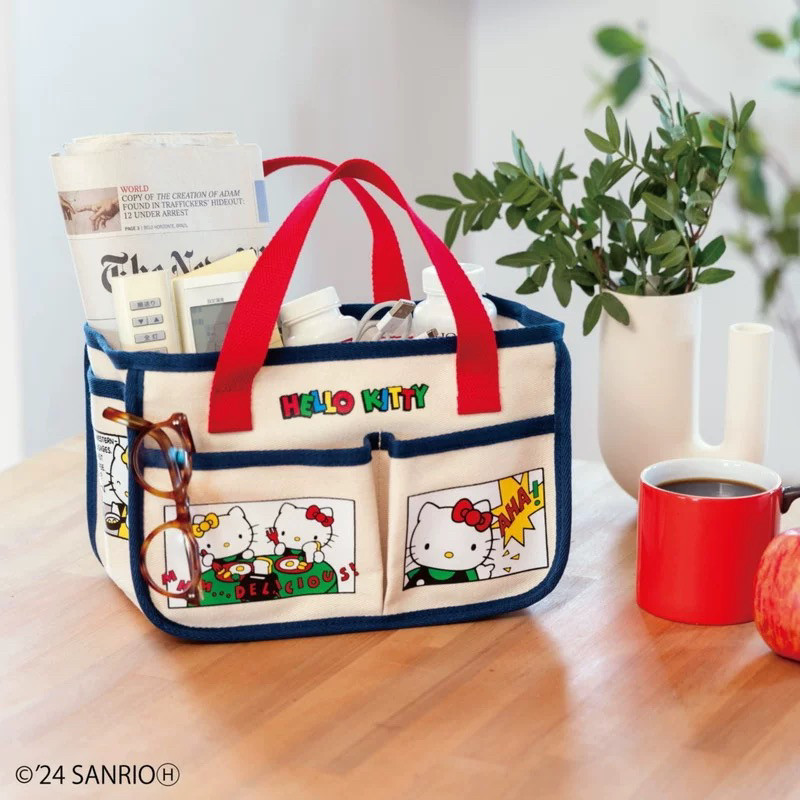 Japan Japan BOOK Appendix KT50th Anniversary Canvas Multifunctional Multi-Compartment Storage Handba