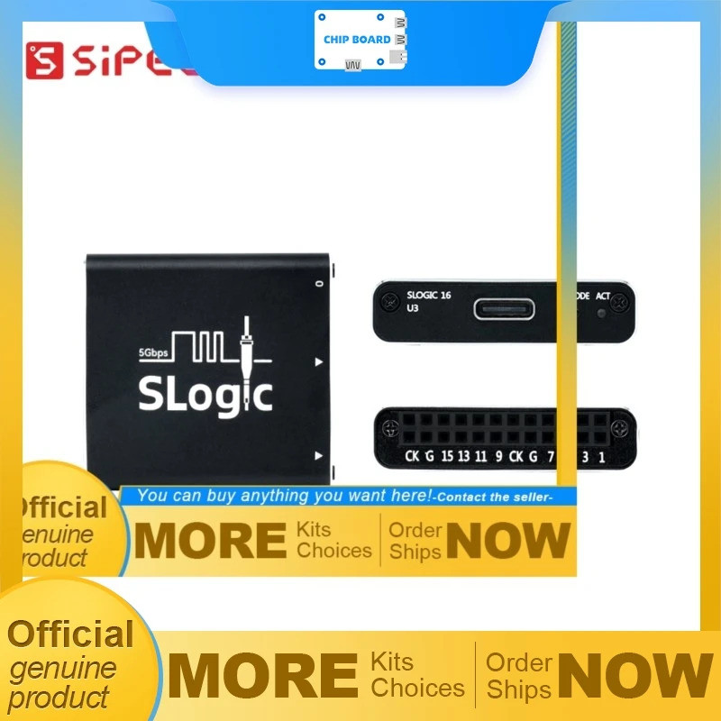 Sipeed SLogic16U3 วิเคราะห์ตรรกะ USB ถวาย 16 ช่อง, แอมป์ขยายเสียง 800MS/s และการเชื่อมต่ออินเทอร์เฟซ