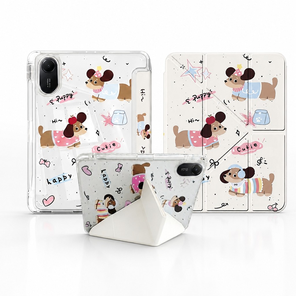 For เคสใส Redmi Pad 2  9.7นิ้ว Pad SE 8.7 SE 11นิ้ว xiaomi6/7/8pro พร้อมถาดใส่ปากกา เคสพับตัว Y