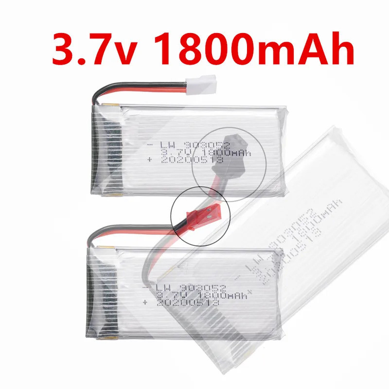 3.7 v 1800mAh แบตเตอรี่ Lipo สําหรับ KY601S SYMA X5 X5S X5C X5SC X5SH X5SW X5HW X5UW 1s Bateria พร้อ