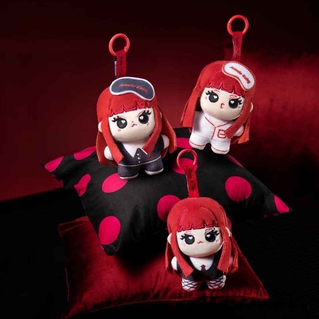 Jennie 10 ซม.ปลาดาวผ้าฝ้ายตุ๊กตาพวงกุญแจ Kpop Merch ของขวัญ