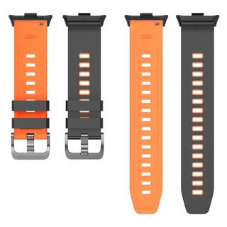 สายซิลิโคนสองสีสําหรับ Redmi Watch 4 5 6 สายรัดข้อมือแบบสปอร์ตสําหรับ Mi Band 8Pro 9Pro 10Pro