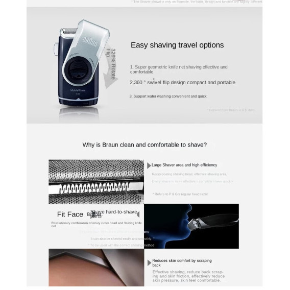 [New]Braun M90/M60/M30 จากเยอรมัน มินิแบบพกพา M90 ล้างน้ําแบบลูกสูบแบบแห้ง