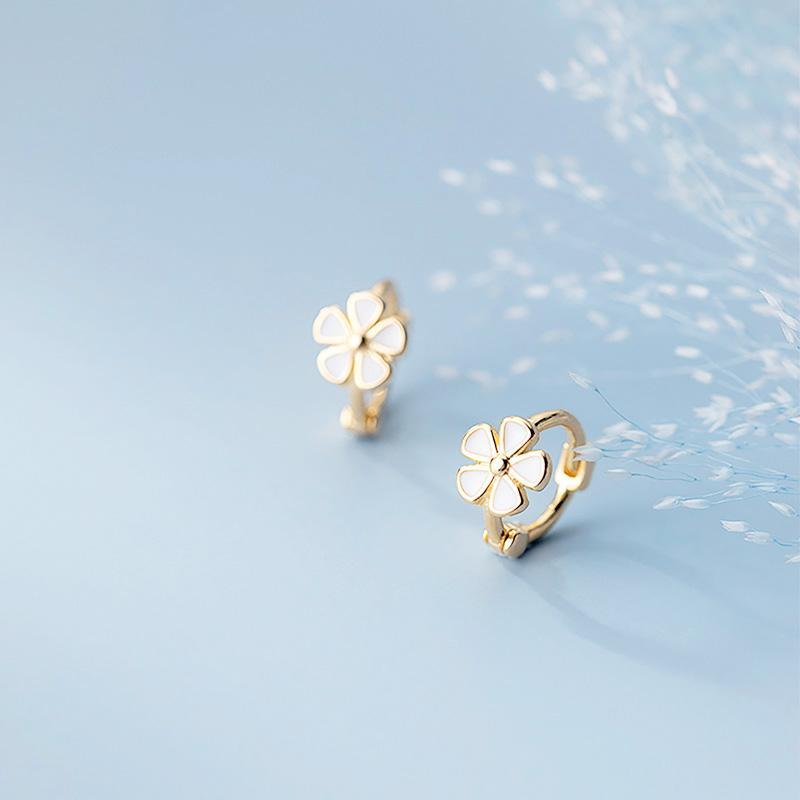 Field of Joy Earrings ต่างหูเงินแท้ S925 [MERCELO]