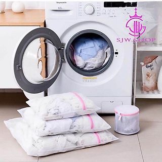 4pcs /set washing net bag storage organizer pouch