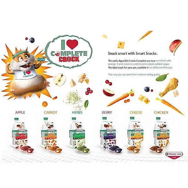[HiHamster] (แบ่งขาย) ขนมสอดไส้ Complete Crock ขนมแฮมเตอร์ ขนมกระต่าย สัตว์ฟันแทะ