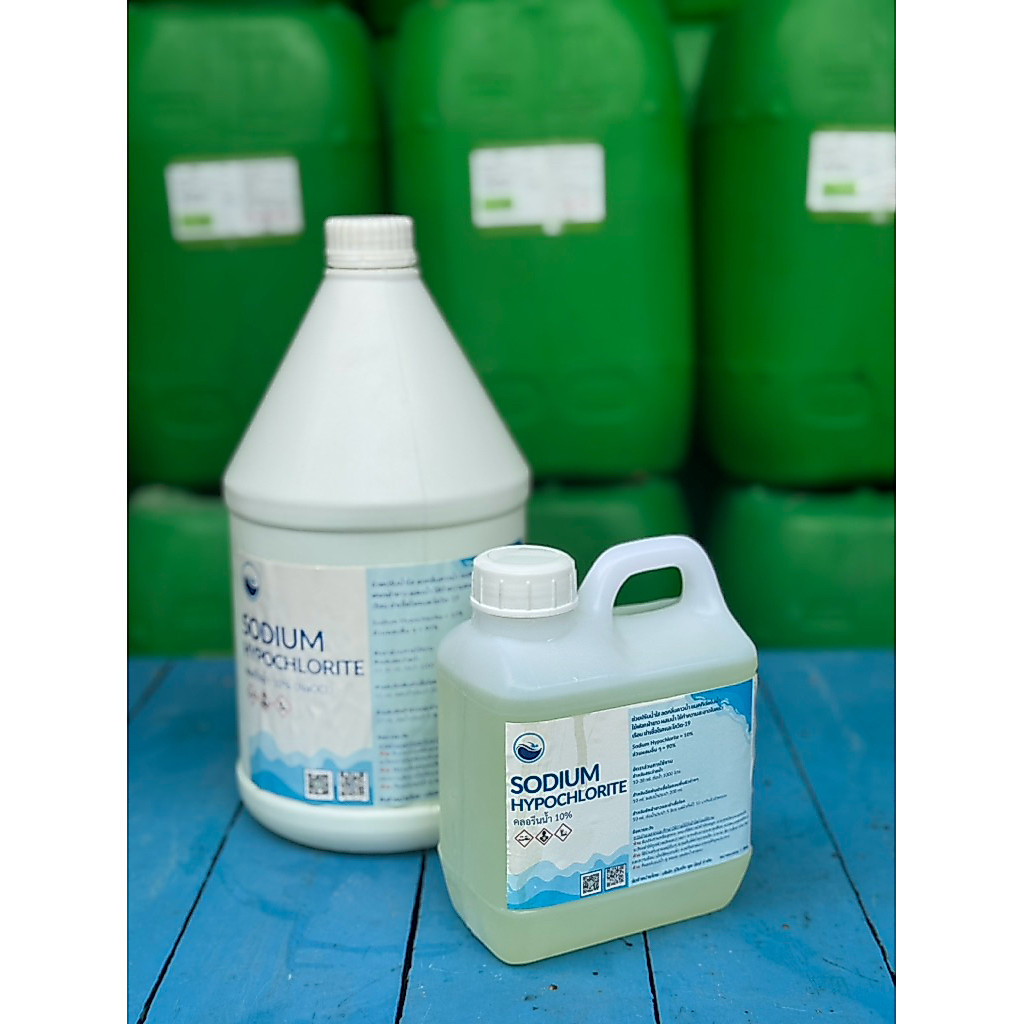 คลอรีนน้ำ 10% บำบัดน้ำ ลดกลิ่นคาวน้ำ