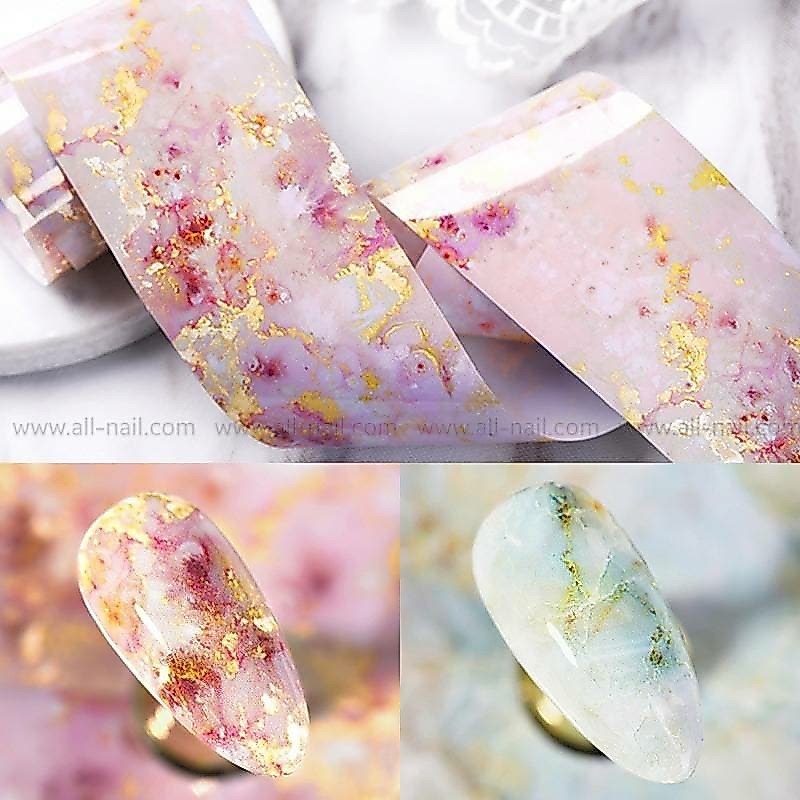ฟอยล์แต่งเล็บ ลายหินอ่อน มี2แบบให้เลือก