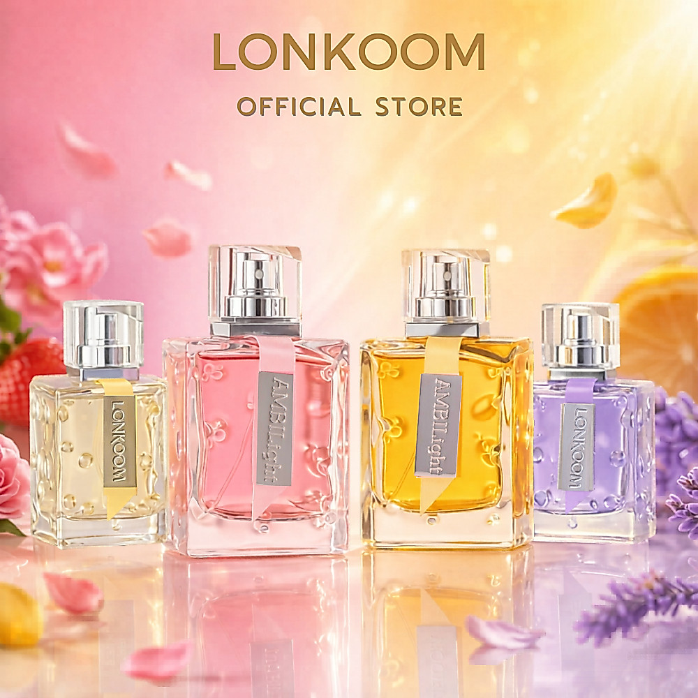 LONKOOM AMBILight EDP 100ml น้ำหอม ผู้หญิง ลูกคุณหนู หอมสดชื่น เคาเตอร์แบรนด์ พร้อมส่ง Floral Fruity