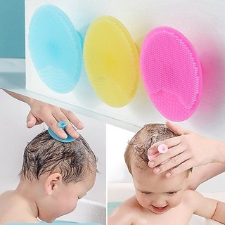 Babyrub Baby Shampoo Sensory Brush Soft Silicone Shower Hair Scalp Massage Hair Massager for Infant Newborn Kids Bathing Body Scrub Sponge Gamit Sa Baby