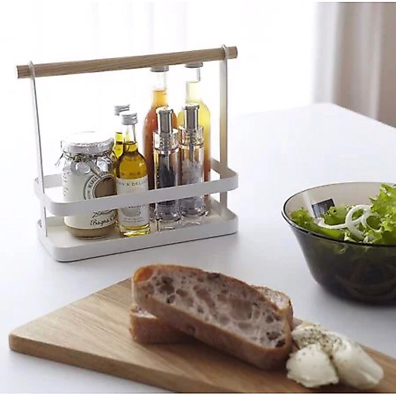 กระเช้าใส่เครื่องปรุง Spice Rack Seasoning ที่ใส่ซอส ขวดซอส ✨พร้อมส่งจากไทย✨ ตะกร้าเครื่องปรุง ขวดโหล ที่ใส่เครื่องปรุง