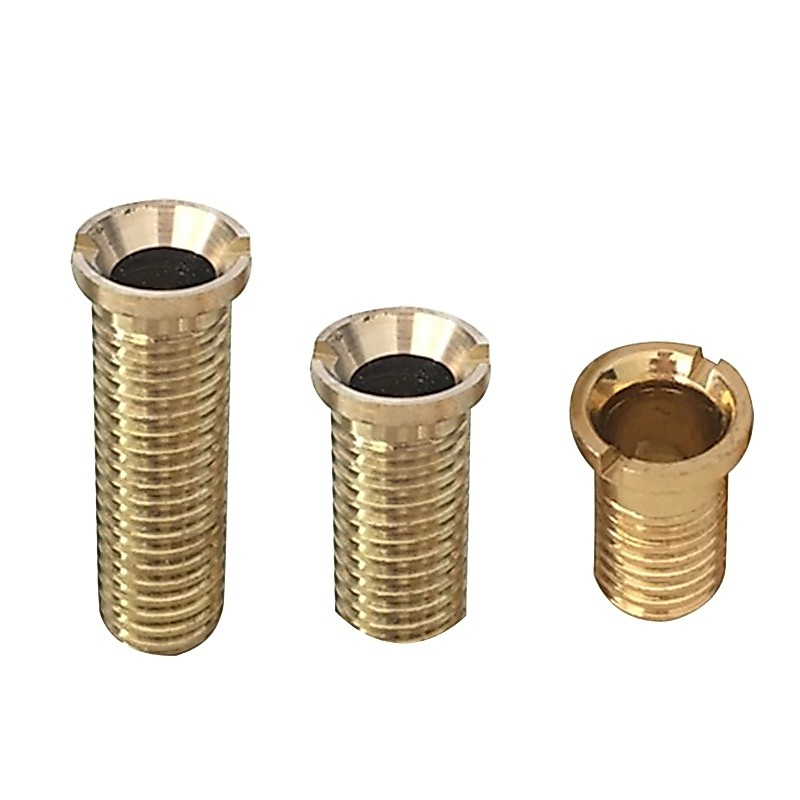 Let* อ่างล้างจานสกรูกรอง Thicken ทองแดงบริสุทธิ์กรองขยะเกลียวสกรู Connector ชิ้นส่วนติดตั้งห้องครัว Durab
