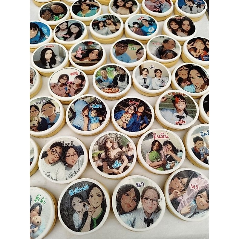 คุ๊กกี้รูปถ่าย ของขวัญปัจฉิม ของขวัญวันเกิด ของ support ดารา