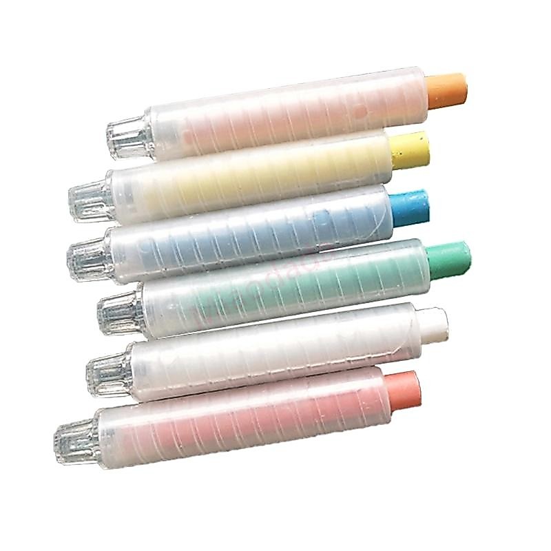 Mdd Premium Dustless Chalk Holder ยาว 3 54 เส้นผ่านศูนย์กลาง 0 59 เหมาะสําหรับชอล์กไร้ฝุ่นที่สุดสําหรับโรงเรียน Office