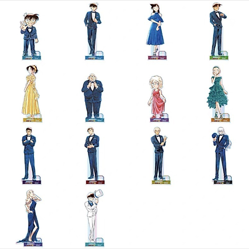 Detective Conan 30th Anniversary Exhibition Acrylic Standee - Conan, Haibara Ai, Amuro Tooru