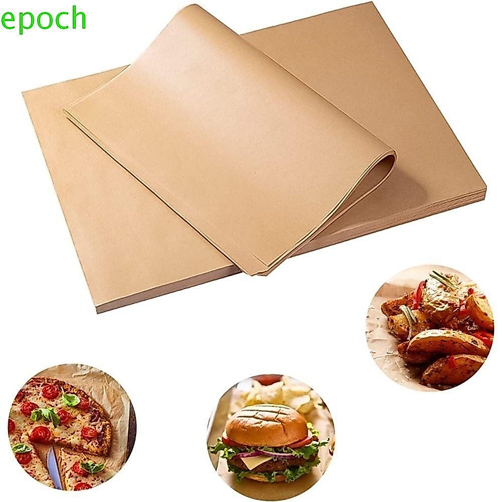 Epoch 100 ชิ้น Deli Wax Paper Sheet, Greaseproof Disposable Sanwich Wrappering Paper, Cookie Mats กร