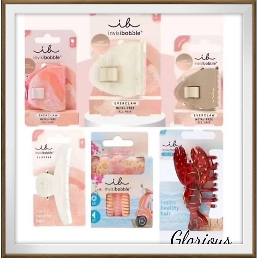 invisibobble กิ๊บหนีบผม ถนอมเส้นผม ไร้โลหะ
