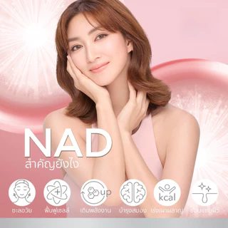 Well U NAD เวลยู แนด ( 1 ขวด 30 เม็ด ) (EXP :16/01/2027) นิโคทินาไมด์ แอนด์ ดี-ไรโบส 1 ขวด 30เม็ด