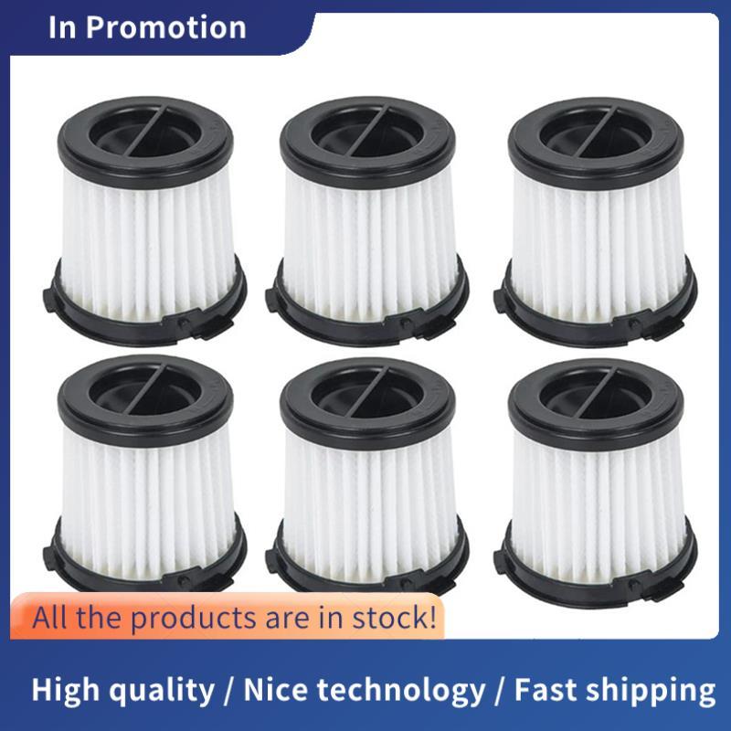 6PCS HEPA Filter สําหรับ WX030 / WX035 เครื่องดูดฝุ่นล้างทําความสะอาดได้นํากลับมาใช้ใหม่กรองอุปกรณ์เ