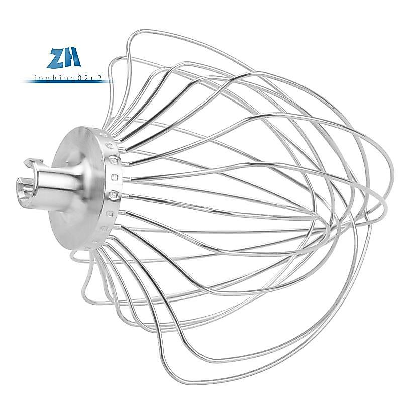 KN211WW สแตนเลส 11 ลวดแส้สิ่งที่แนบมาสําหรับชามยกผสม 7QT ชามเปลี่ยนไข่ Beater Whisk ติดตั้งง่าย
