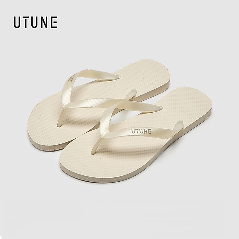 UTUNE รองเท้าแตะคีบมินิมอล พื้น นุ่ม กันลื่น ใส่สบาย สำหรับชายหาดและกิจกรรมกลางแจ้ง