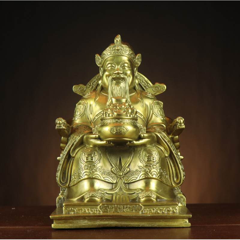 Yang Tongji Bronze God of Wealth Bronze God of Wealth God of Wealth of เครื่องประดับ of We