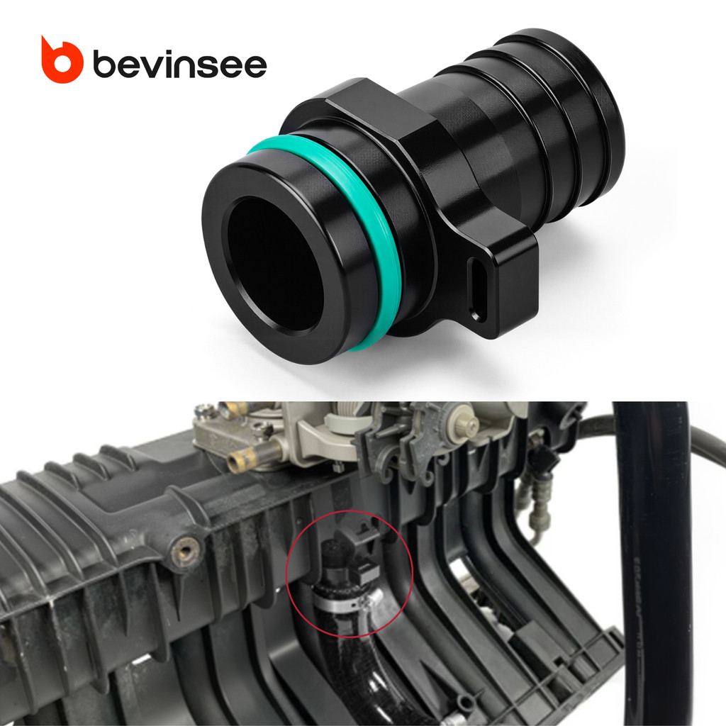 BEVINSEE Billet อลูมิเนียม Air ท่อสําหรับ BMW M50 S50 E36 320i 325i 325is M3 E34 520i 525i 525i 525i