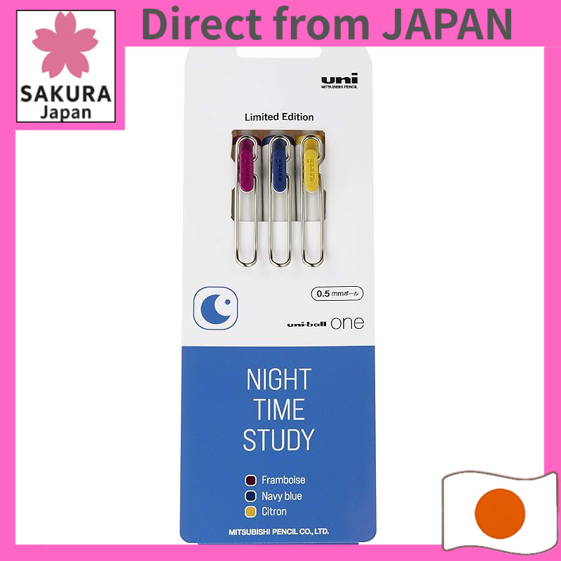 Mitsubishi Pencil Limited Edition uni-ball One 0.5mm UMN-S-05-K3C NIGHT TIME STUDY