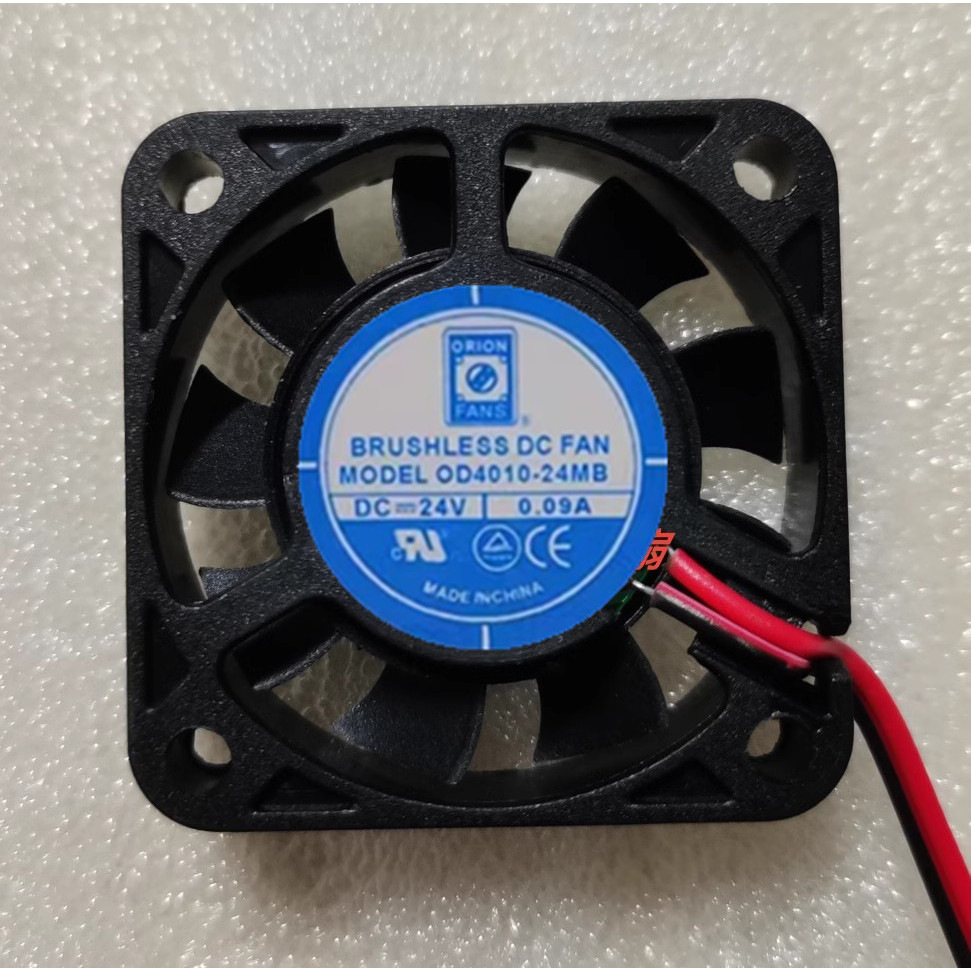 พัดลมรุ่น OD4010-24MB DC24V 0.09A 4cmcmcmcmcm พัดลม热风
