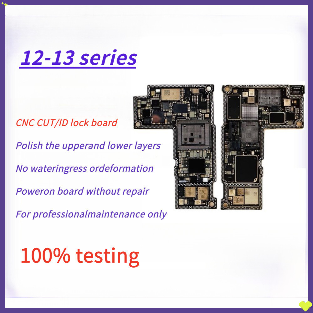 CNC MotherBoard สําหรับ 12 13 ProMax บอร์ดชั้นบนและล่าง iCloud ปลดล็อคขัด CPU Baseband เมนบอร์ด